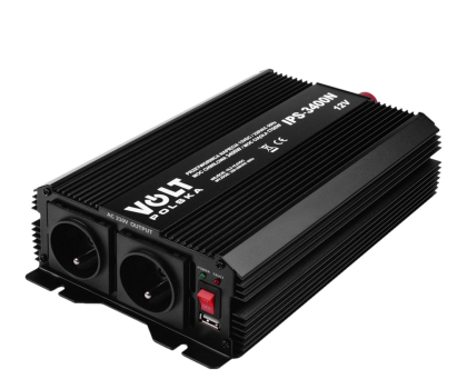 Przetwornica samochodowa VOLT IPS 3400 N 12/230V (1700/3400W) + USB